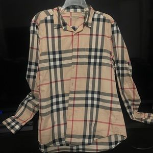 Burberry button down shirt for men